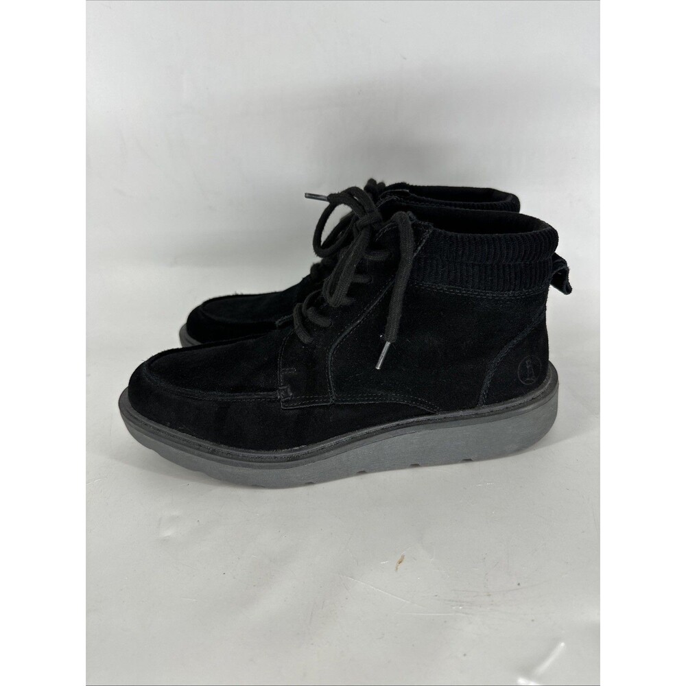 Lands’ End Moc Toe Flannel Lined Lace Up Boots - Picture 5 of 8